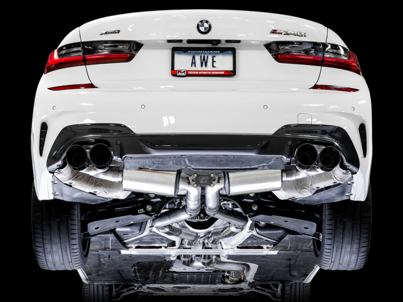 BMW M4 Performance Exhaust - AWE Tuning - Non-Resonated Touring Edition - Diamond Black - `19-`27